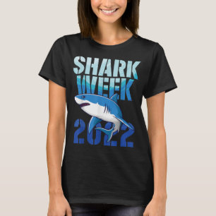 Shark 2022週のサメ恋人への情熱海アニメーション tシャツ