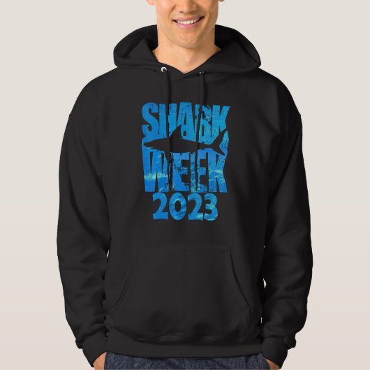 Shark 2023 Week Passion Shark Ocean Animal Sea パーカ (正面)