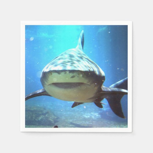 shark-5.jpg スタンダードカクテルナプキン (正面)