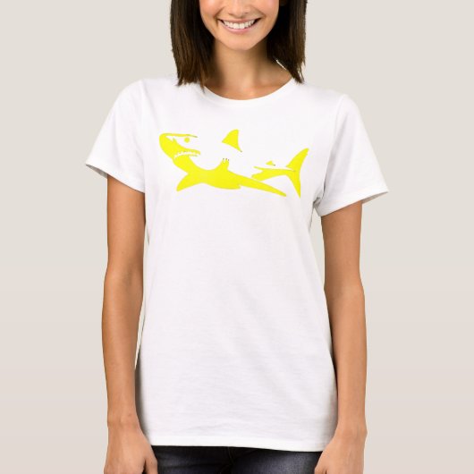 Shark A -はっきりした Shark Lover Gives Tシャツ (正面)