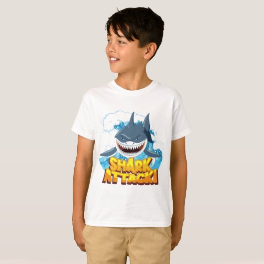 shark action tシャツ (正面フル)