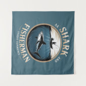 Shark and Fisherman タペストリー (正面(横))
