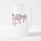 Shark Attack Beer Glass フロストグラスビールジョッキ (正面右)