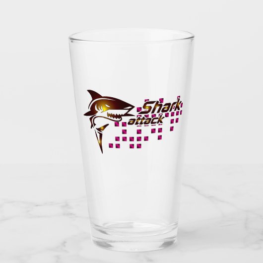 Shark Attack Drinkware タンブラーグラス (正面)