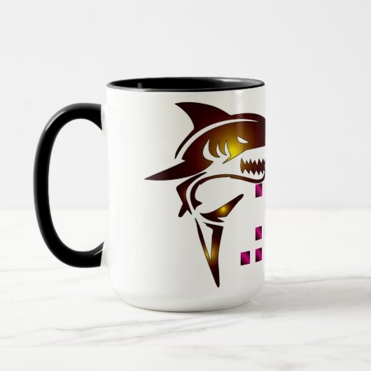 Shark attack Mug マグカップ (左)