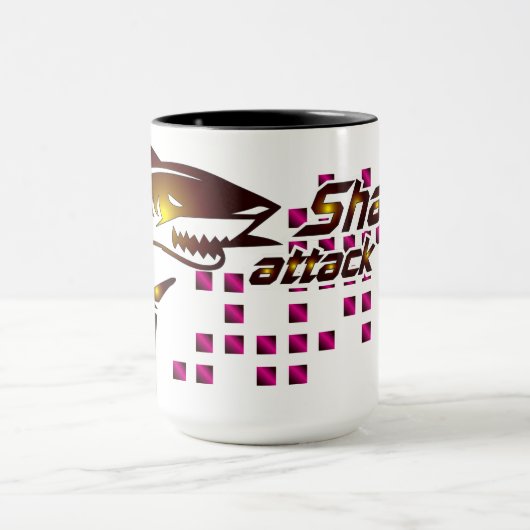 Shark attack Mug マグカップ (中央)