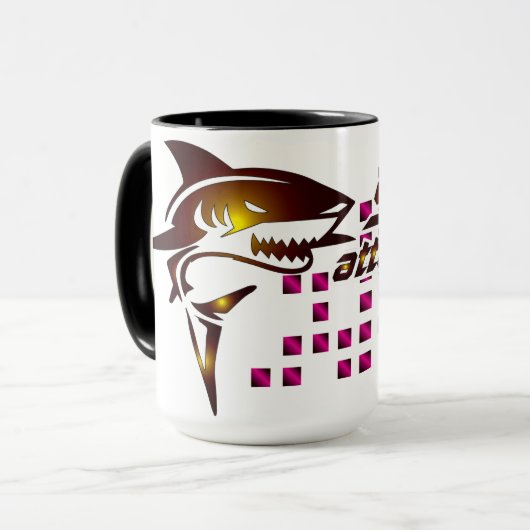 Shark attack Mug マグカップ (正面左)