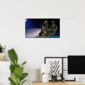 Shark Attack - Small Poster ポスター (ホームオフィス)