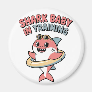 Shark Baby in Training | キッズ マグネット