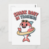 Shark Baby in Training | Kids ポストカード (正面/裏面)