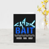 Shark Bait Hoo Ha Ha Funny Funny Shark Of Week  カード (黄色い花)