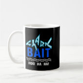 Shark Bait Hoo Ha Ha Funny Funny Shark Of Week  コーヒーマグカップ (左)