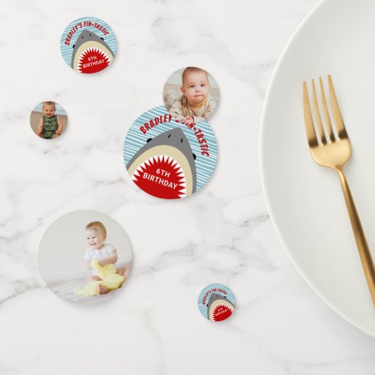 Shark Bite Any Age Birthday Partyの写真 コンフェッティ (グループ)