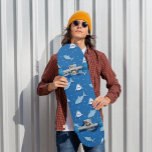 Shark Blue White スケートボード<br><div class="desc">Skateboard for you and your loved ones featuring Sharks in blue background. Perfect gift for a skater.</div>