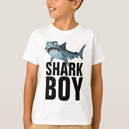 SHARK BOY KIDSとMENS Tシャツ (正面)