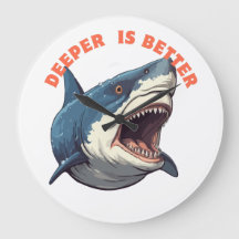 Shark Clock