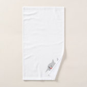 Shark Design Monogrammed バスタオルセット (ハンドタオル)