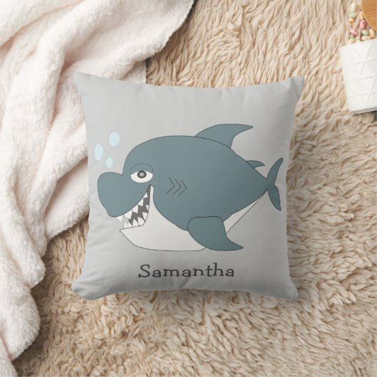 Shark Design Personalised クッション (ブランケット)
