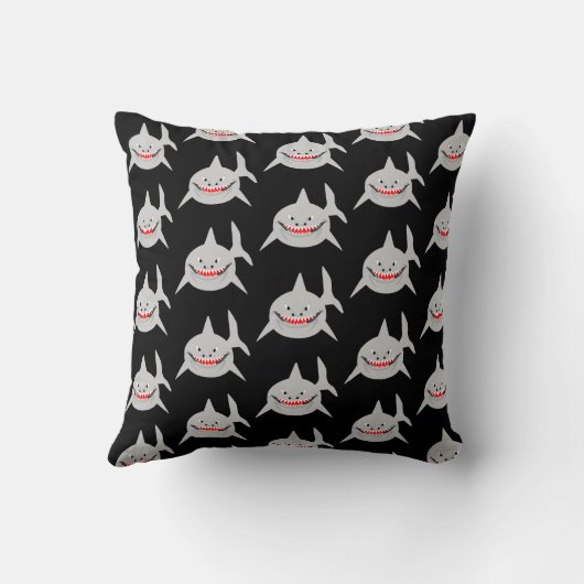 Shark Design Personalised クッション (裏面)