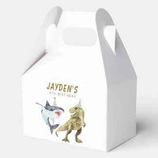 Shark & Dino Birthday Party  フェイバーボックス