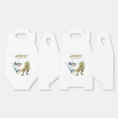 Shark & Dino Birthday Party  フェイバーボックス (見開き)