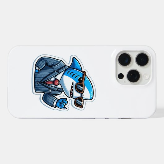 Shark Drawing: Deep Water iPhoneケース (裏面横)