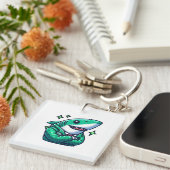 Shark Drawing: Deep Water KeyChain #1 キーホルダー (正面右)