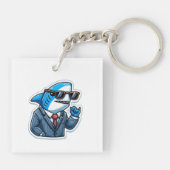 Shark Drawing: Deep Water KeyChain #2 キーホルダー (裏面)