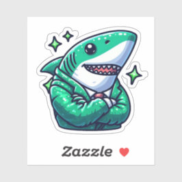 Shark Drawing: Deep Water Stickers #16 シール