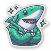 Shark Drawing: Deep Water Stickers #16 シール (正面)