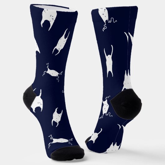 Shark Egg Case Pattern ソックス (傾斜あり)