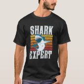 Shark Expert Sharks Teeth Animal Tシャツ (正面)