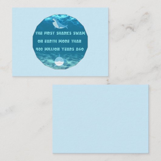 Shark Fact  ノートカード (正面/裏面)