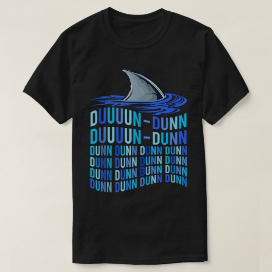 Shark Fin Sharks Sound Fish Spoof Noise Tank Top Tシャツ (デザイン正面)