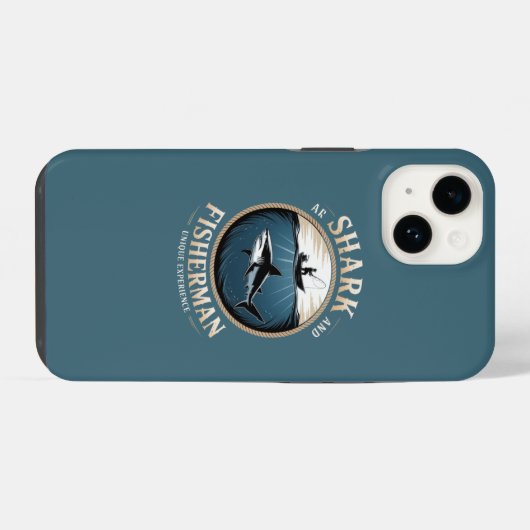 Shark & Fisherman iPhoneケース (裏面横)