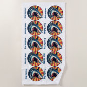 Shark Force Impact ビーチタオル (正面)