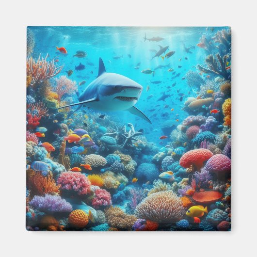 Shark Fridge Magnet マグネット (正面)