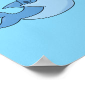 Shark FriendsかわいいアートワークKids Room ポスター (角)