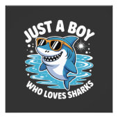 Shark Funny Quote  フォトプリント (正面)
