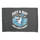 Shark Funny Quote  枕カバー (正面)