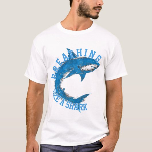 Shark Hustle, Strength & Determination Tシャツ (正面)