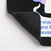 Shark I Survived A Tuesday And For What Wednesday  マウスパッド (コーナー)