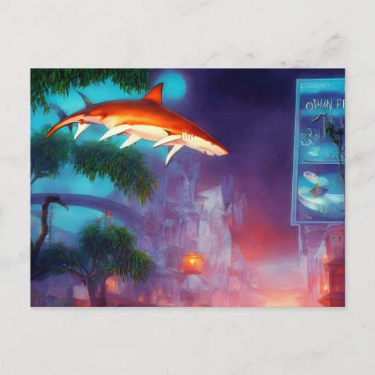 Shark in the Skyポストカード ポストカード (正面)