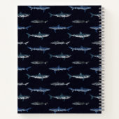 Shark Invasion Pattern ノートブック (裏面)