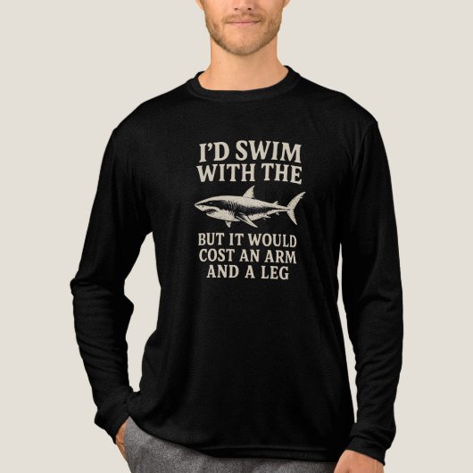 Shark lover トライブレンドTシャツ (正面)