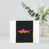 SHARK MAYA DRCHOS.COM アステカ 07カスタマイズ可能な製品 ポストカード (スタンド正面)