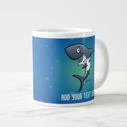 Shark Medical Healthcare Jumbo Mug ジャンボコーヒーマグカップ (正面右)