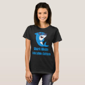 Shark Mode:愛らしいエディション Tシャツ (正面フル)