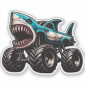 Shark Monster Truck  シール (正面)