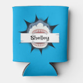 Shark Mouthあなたの名前を追加クール 缶クーラー (正面)